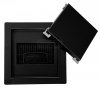 AQUALINE Odpływ podłogowy kratka czarna 15x15 2w1 pod płytkę K21BK150